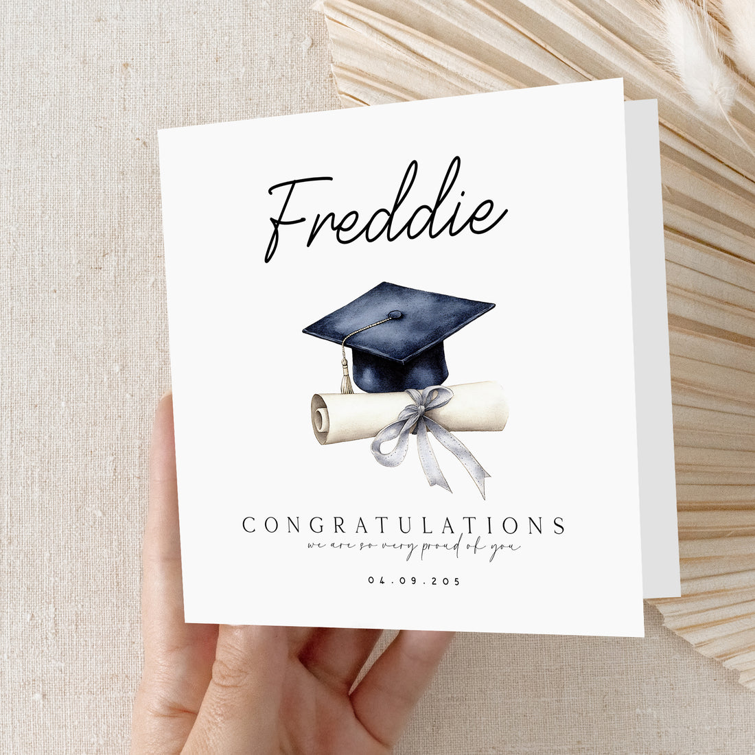 Personalised Graduation Card Style 4