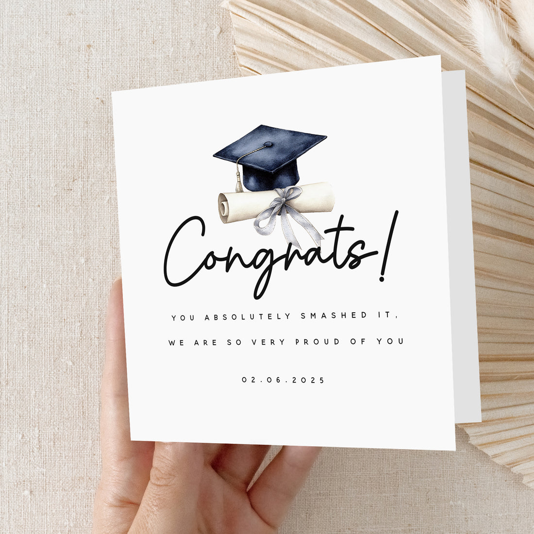 Personalised Congrats Graduation Card
