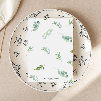 Baby Shower Botanical Prediction Cards 50 pack-Botanical Theme-Neutral Baby Shower Games Party New Mum To Be Gender Reveal Party Games Ideas