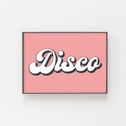 Disco Retro Print