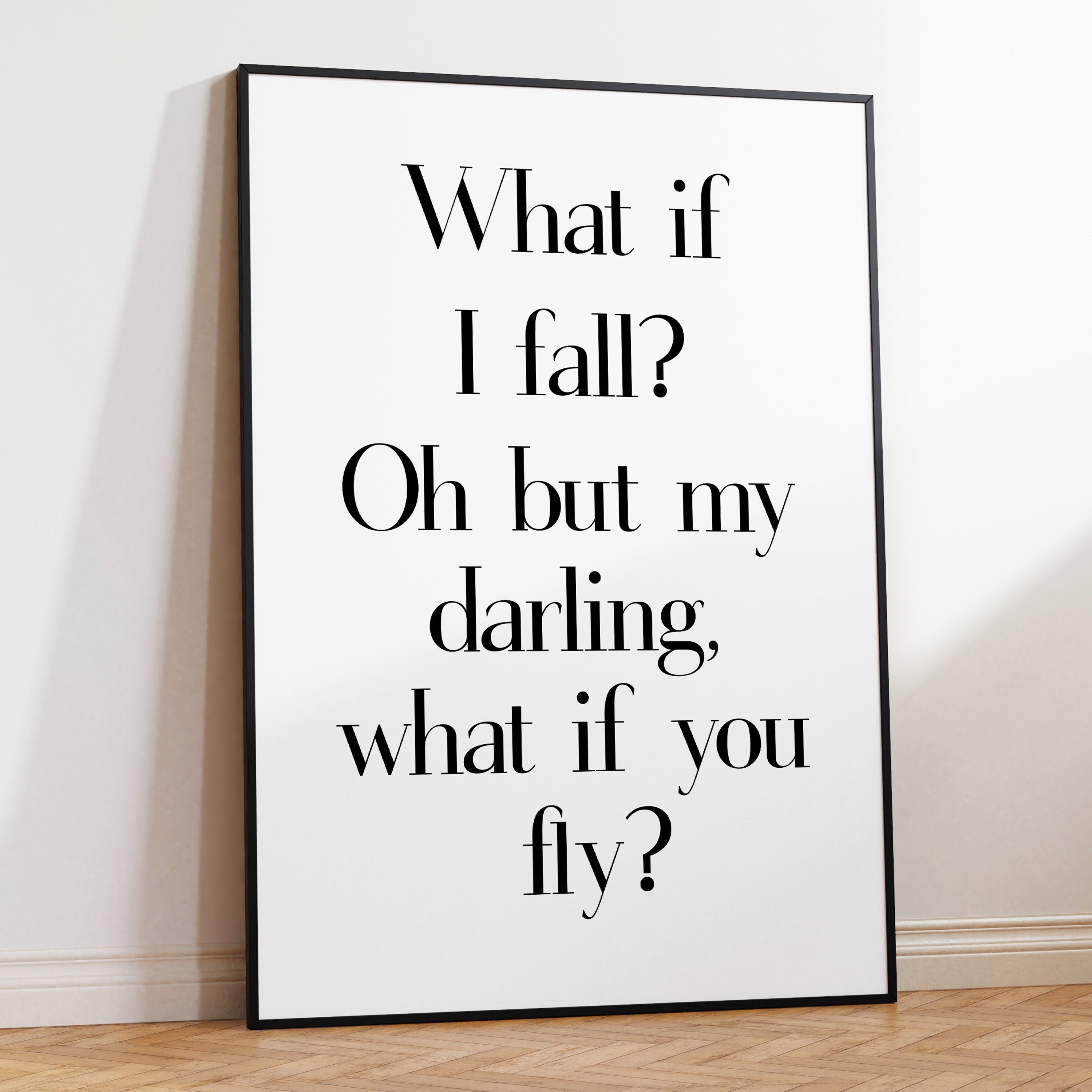 What If I fall Print