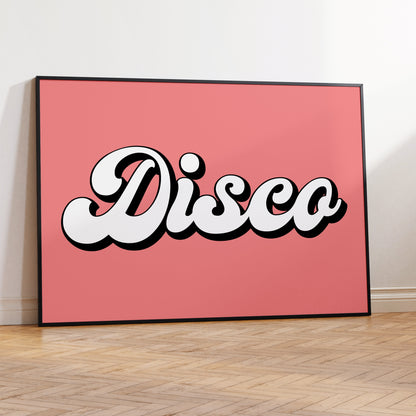 Disco Retro Print