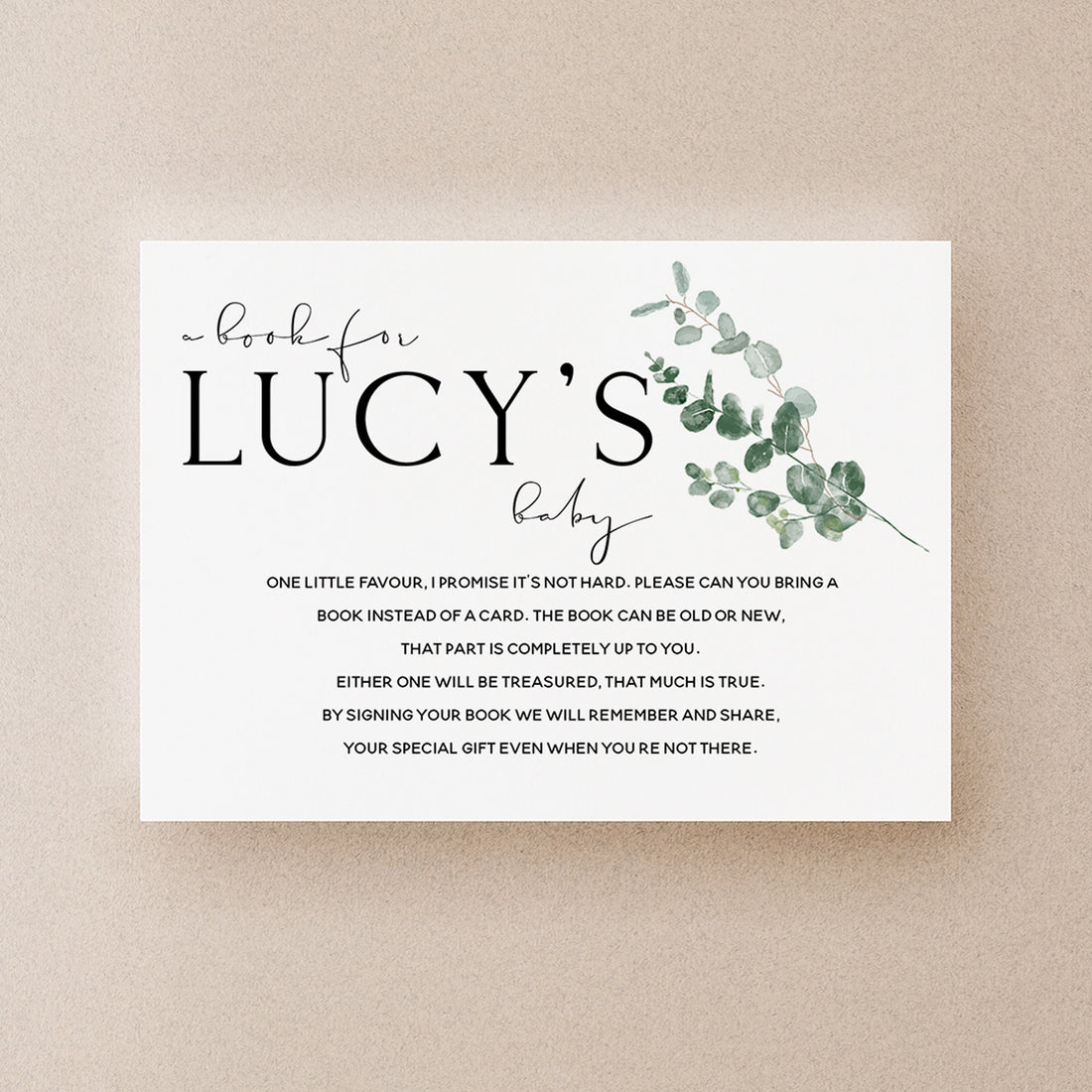 Botanical Baby Shower Games- A Book For Baby Cards-Personalised Baby Shower Games-Custom Games Sage Theme-Gender Neutral -New Mum Baby