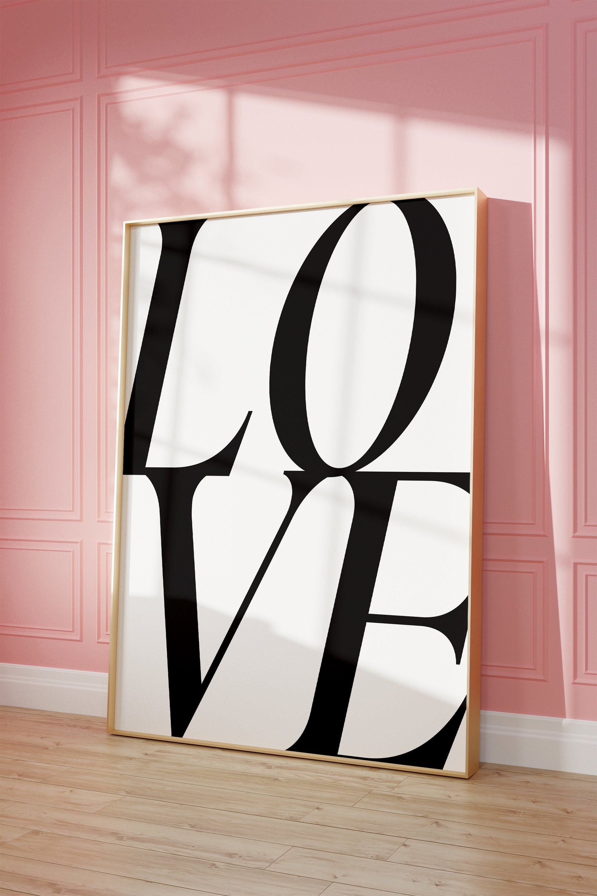 LOVE Minimal Art Print