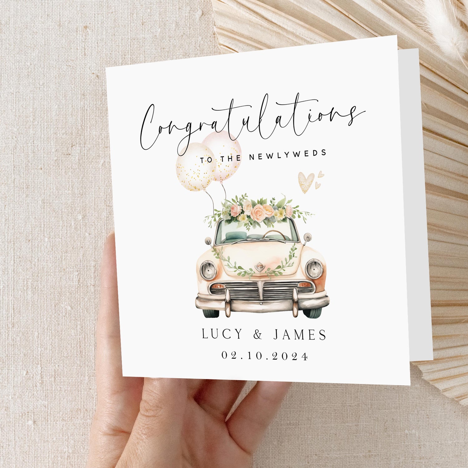 Personalised Congratulations on Your Wedding Day Card