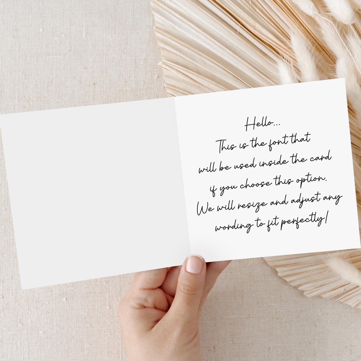 Thinking Of You Card, Get Well Soon, Sympathy Card, Card For Friend, Loved One, Card For Family, Card For Him, Card For her-Kraft Envelope