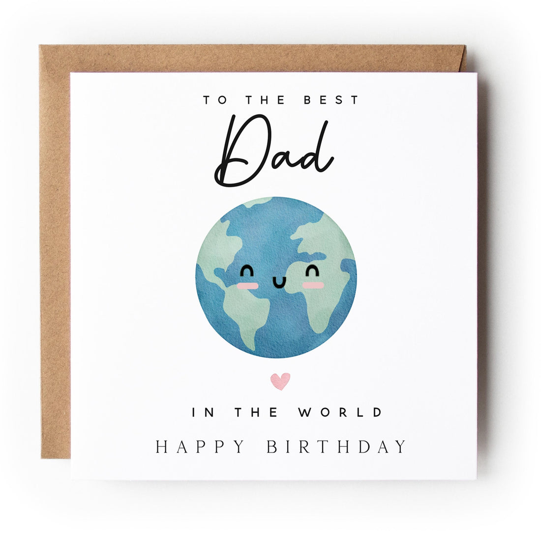 Best Dad In The World Card