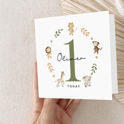 Personalised Birthday Card, Children&