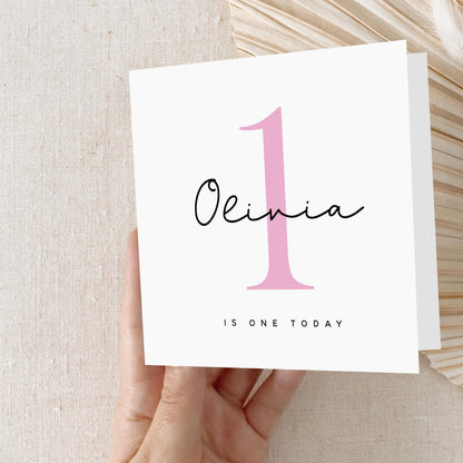 Personalised Birthday Card, Children&