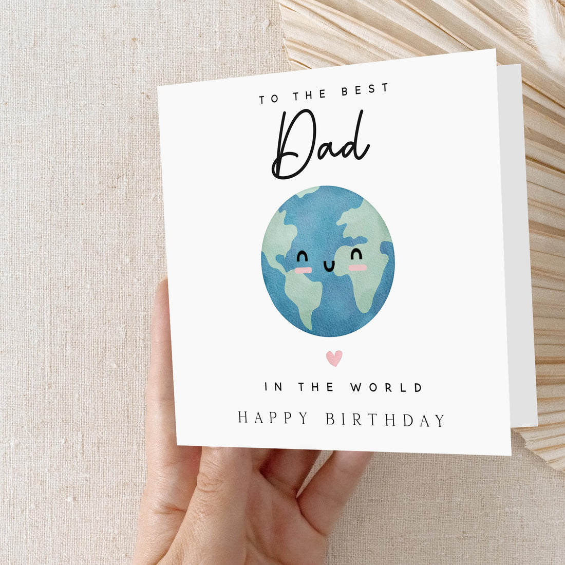 Best Dad In The World Card