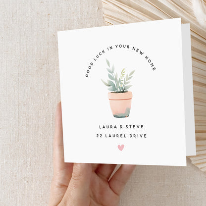 Personalised Plant Housewarming Card