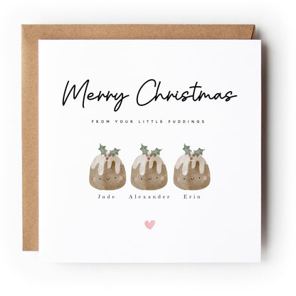 Christmas Card For Dad-Christmas Card For Mum-Personalised Christmas Card For Parents-Christmas Card Grandparents-Christmas Card Family Gift