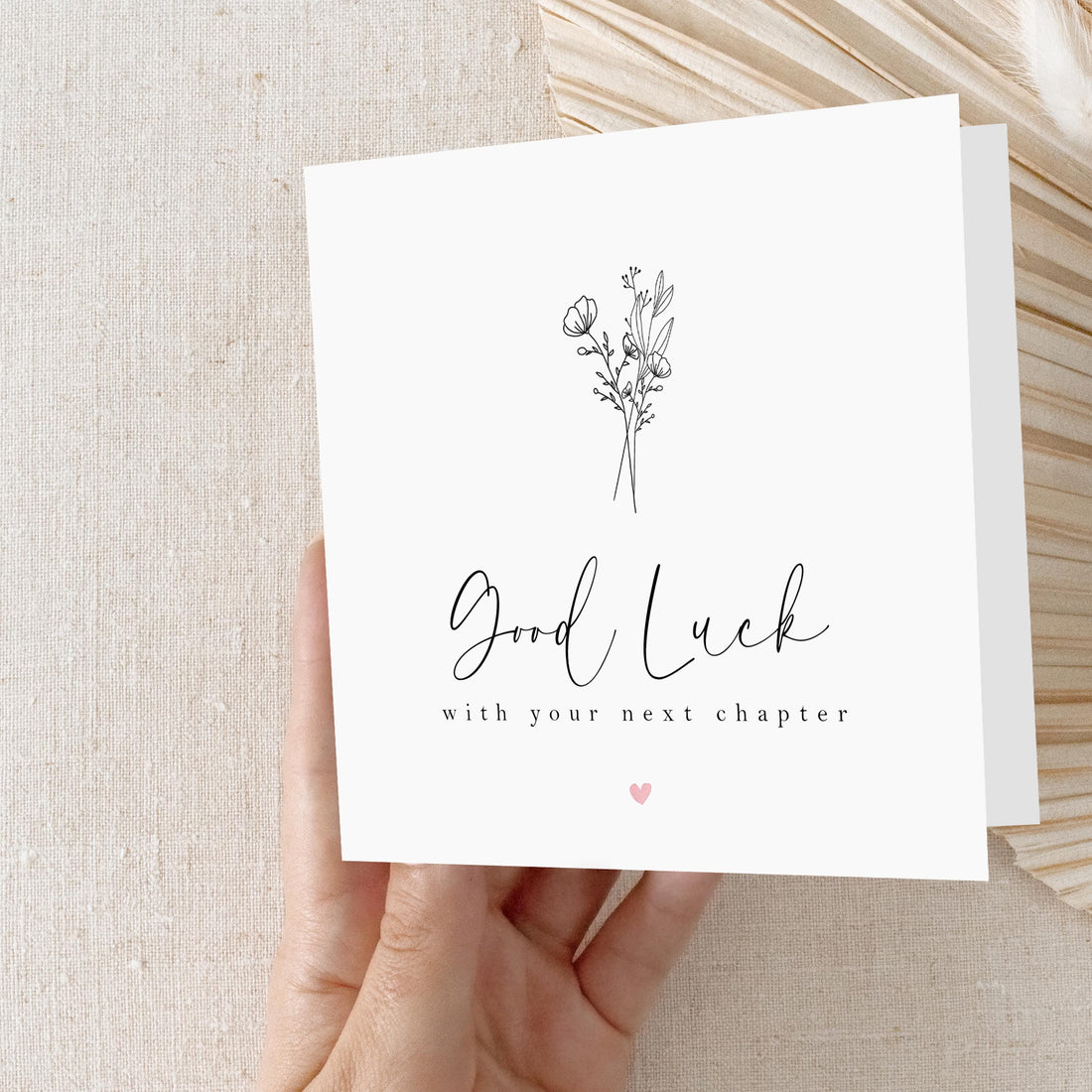 Personalised Good Luck Card,Good Luck With Next Chapter,Leaving Card,New job Card,University School Exams Card,Good Luck Gift,Kraft Envelope