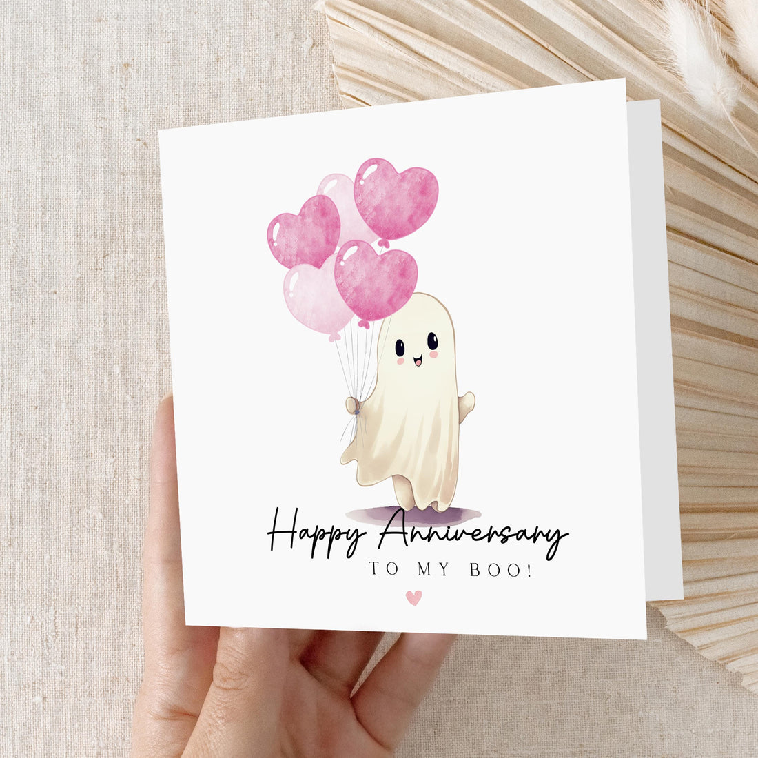 Anniversary Card To My Boo, Card For Wife Husband, Card For Girlfriend Boyfriend, Love Card, You and Me, Kraft Envelope