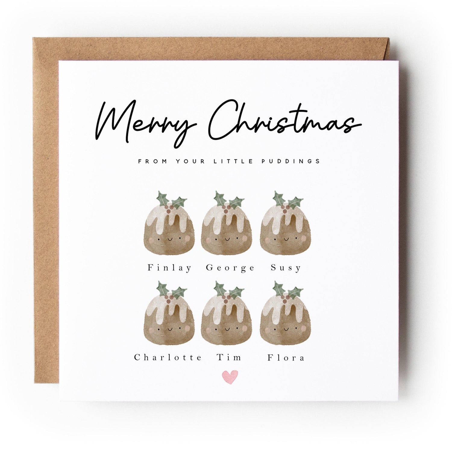 Christmas Card For Dad-Christmas Card For Mum-Personalised Christmas Card For Parents-Christmas Card Grandparents-Christmas Card Family Gift