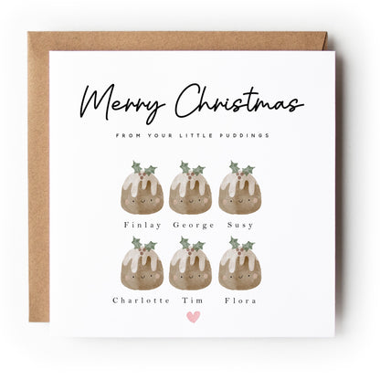 Christmas Card For Dad-Christmas Card For Mum-Personalised Christmas Card For Parents-Christmas Card Grandparents-Christmas Card Family Gift