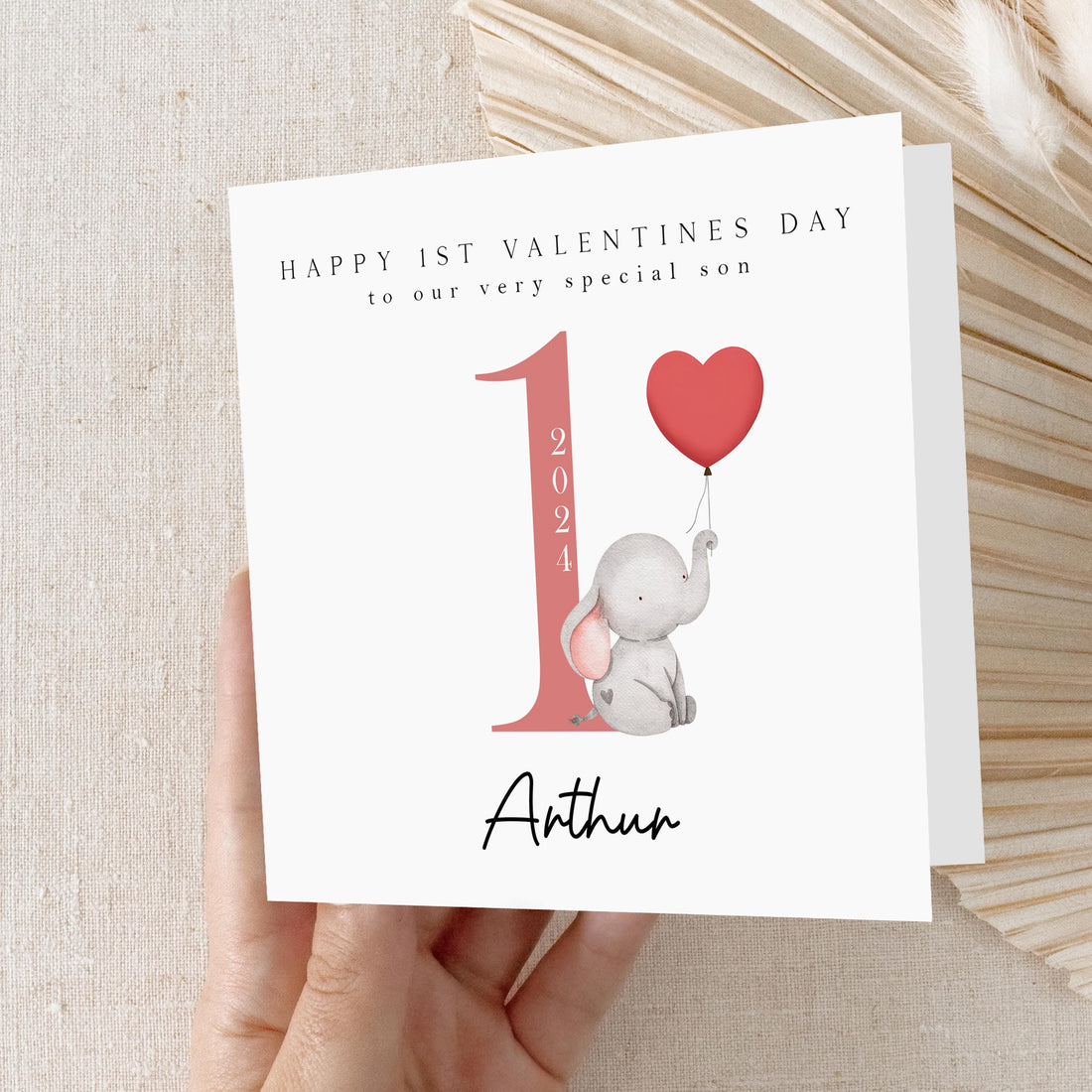 Baby Valentines Day Card, 1st valentines Day, Valentine&