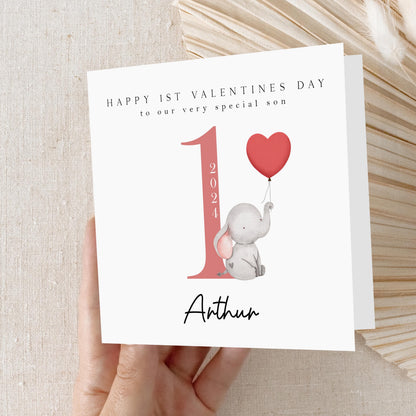 Baby Valentines Day Card, 1st valentines Day, Valentine&