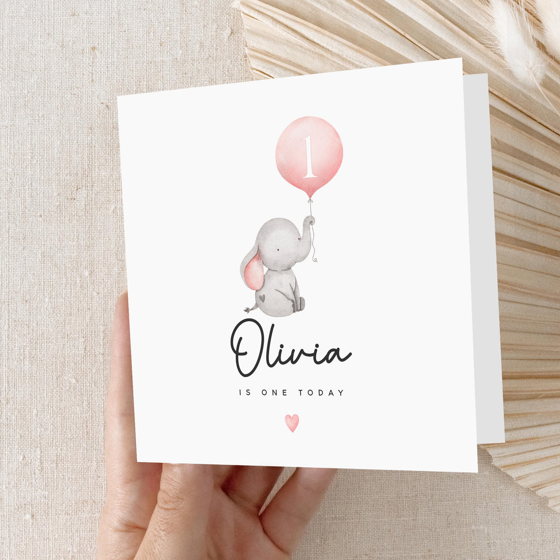 1st Birthday Card, Children&