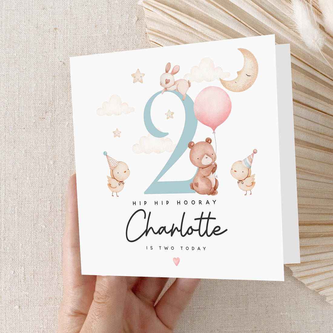 2nd Birthday Card, Children&