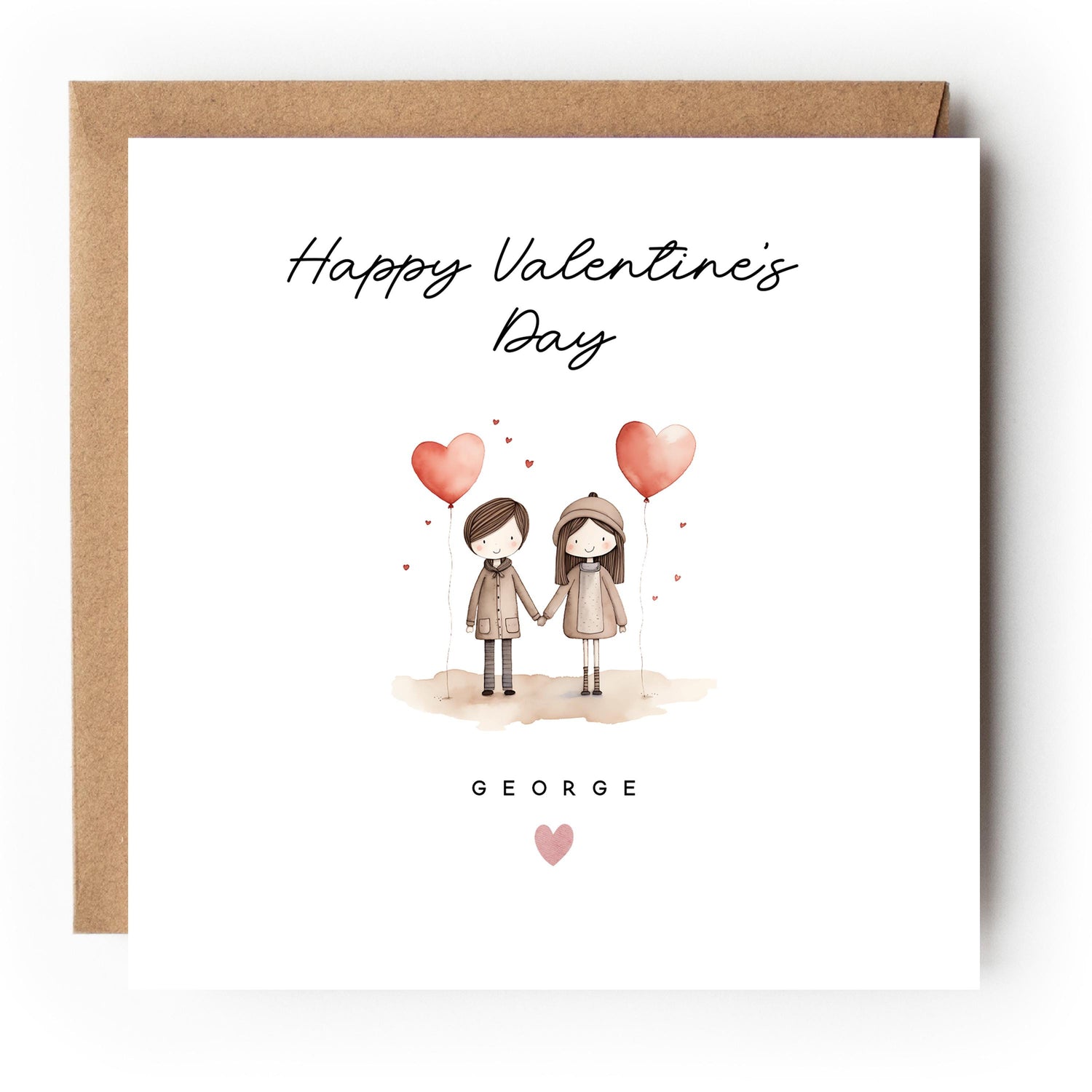 Valentines Card, Personalised Valentine&