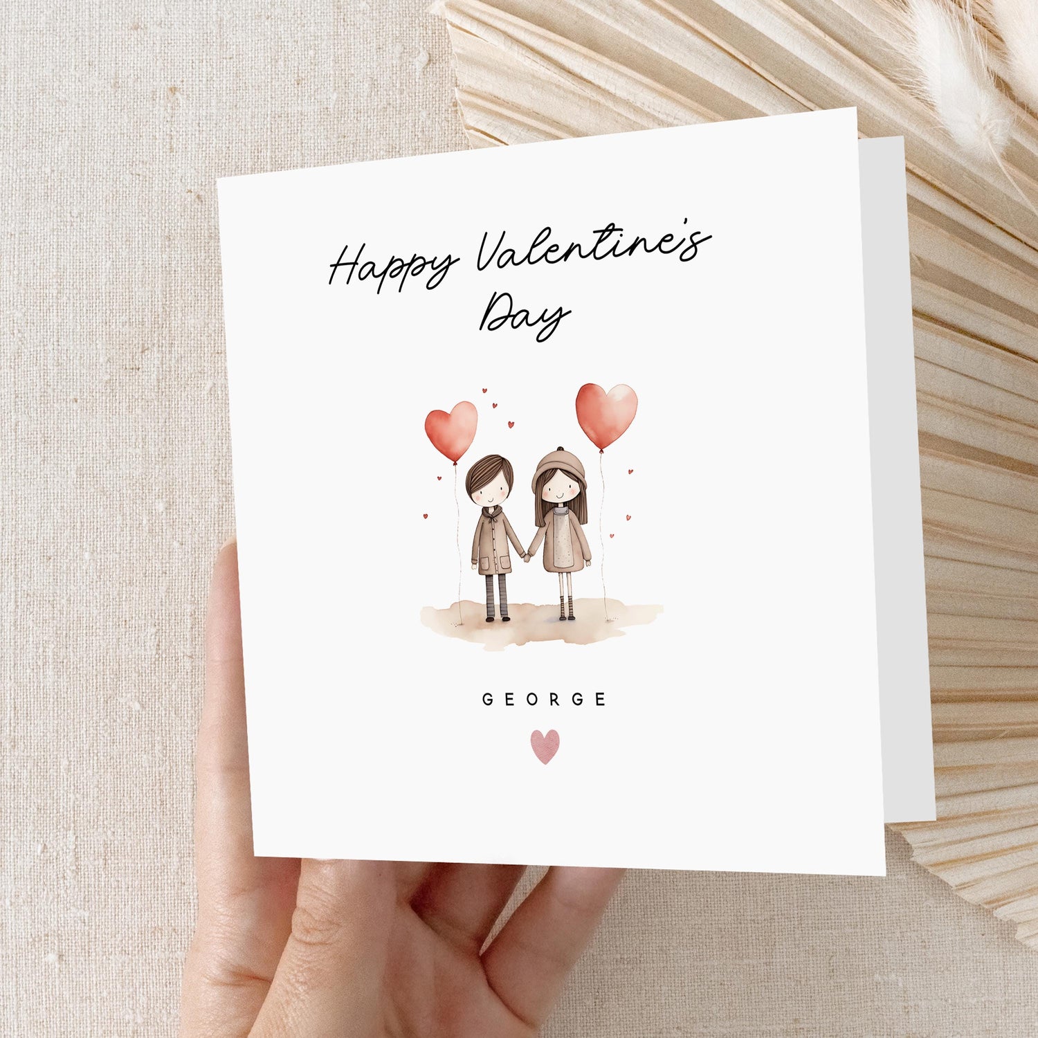 Valentines Card, Personalised Valentine&
