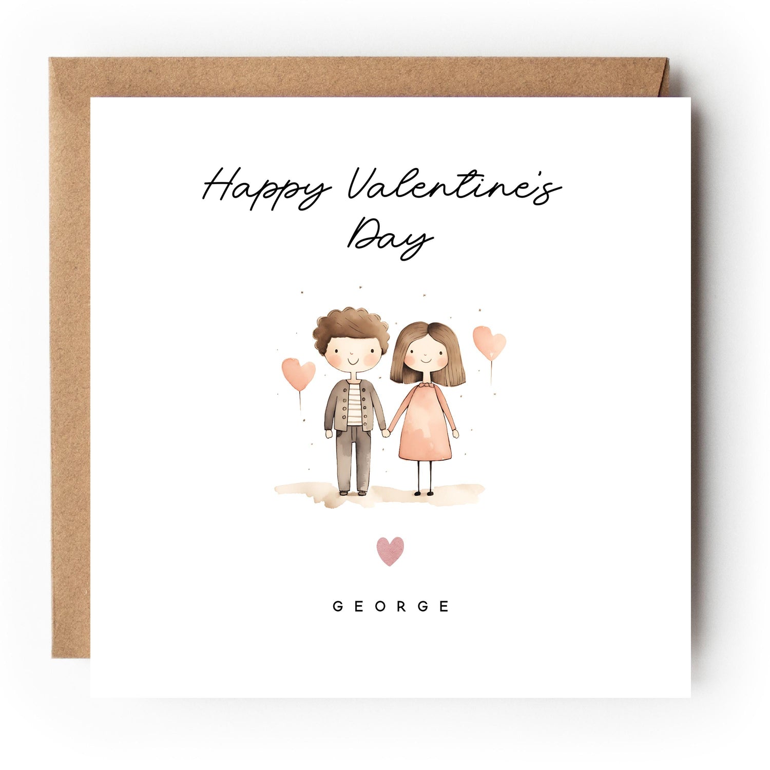 Valentines Card, Personalised Valentine&