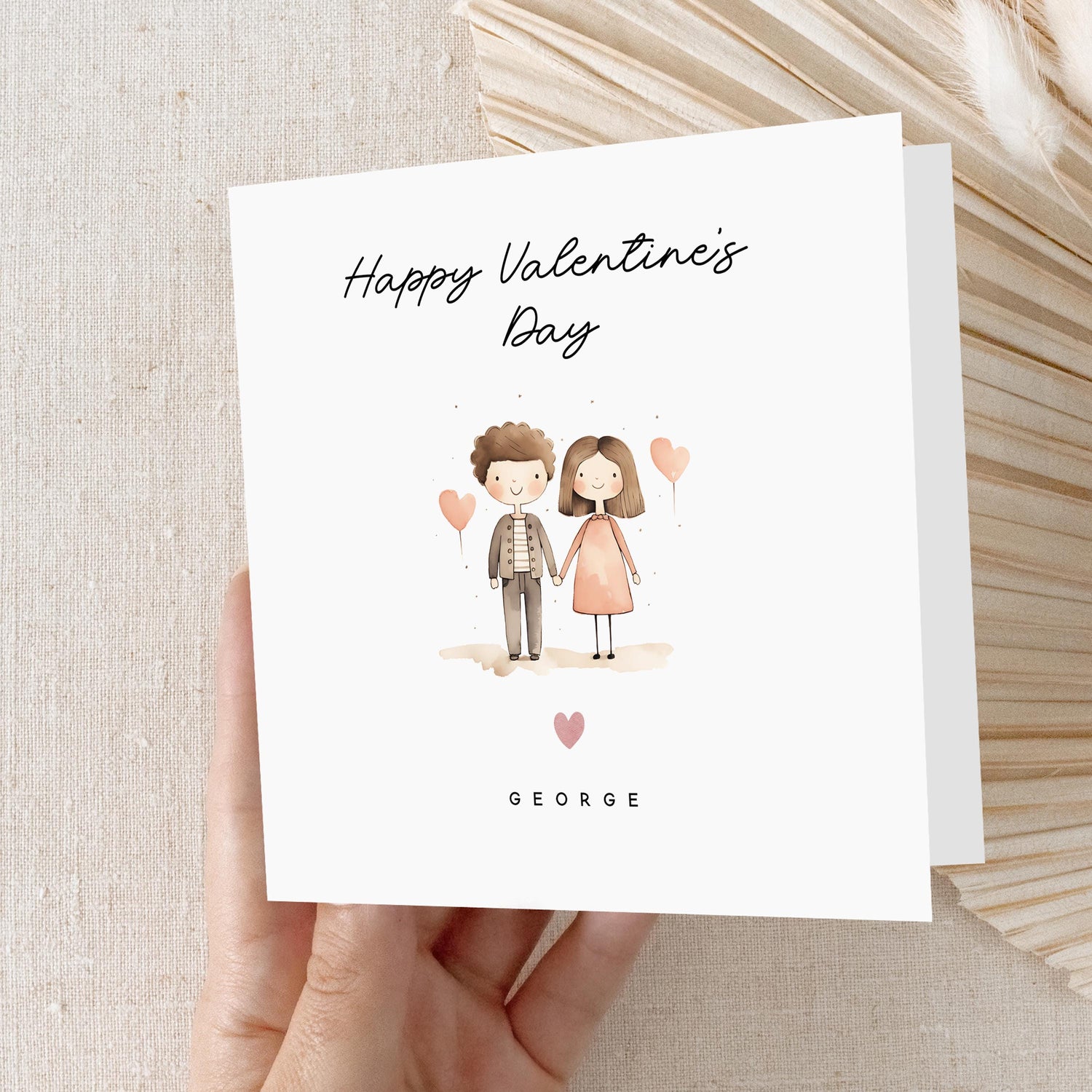 Valentines Card, Personalised Valentine&