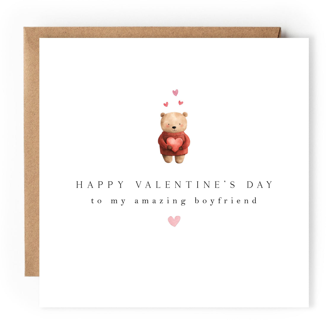 Boyfriend Valentines Card, Valentine&