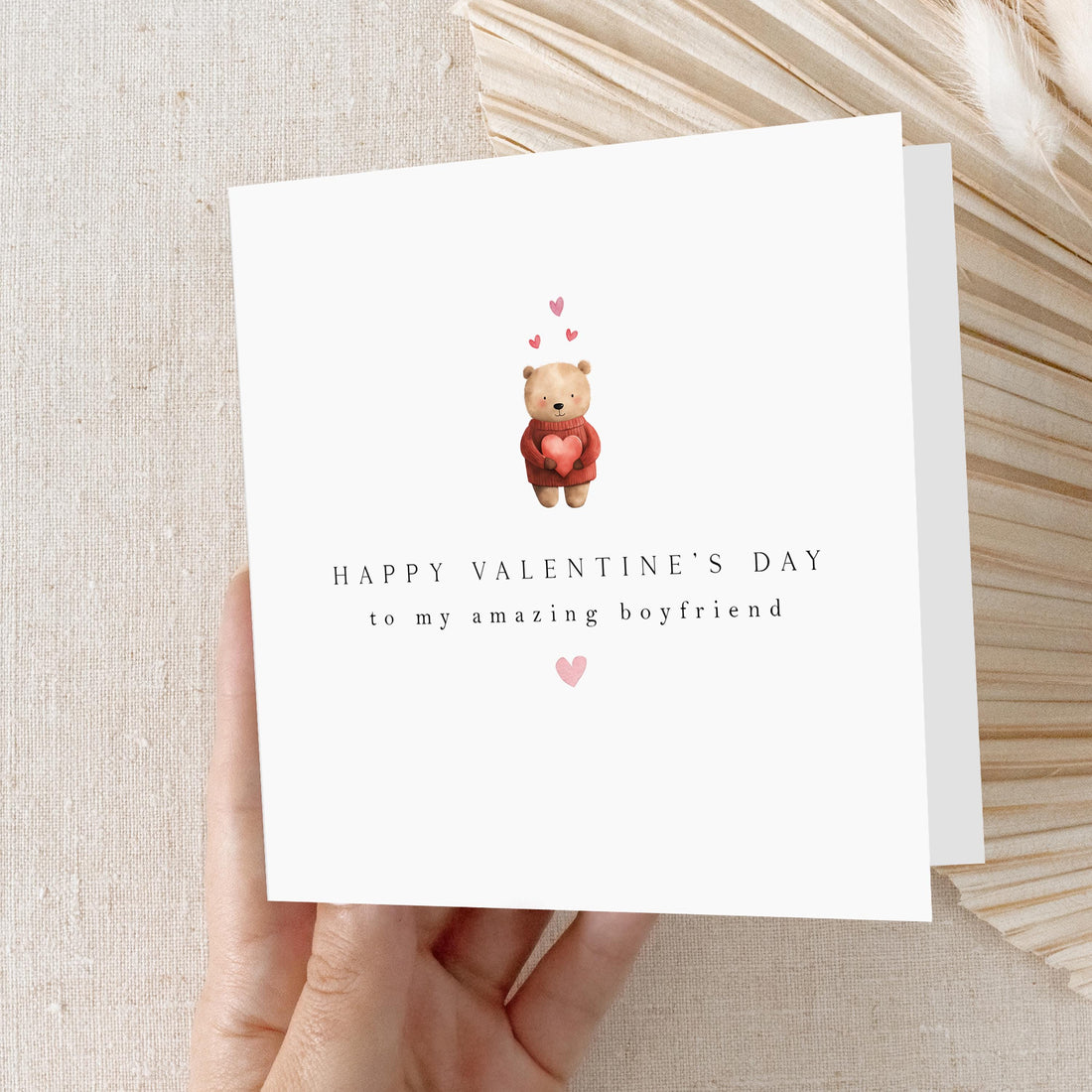 Boyfriend Valentines Card, Valentine&