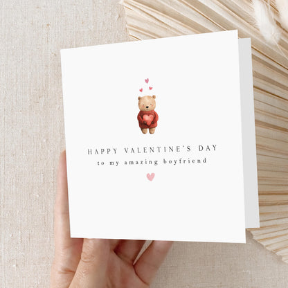 Boyfriend Valentines Card, Valentine&
