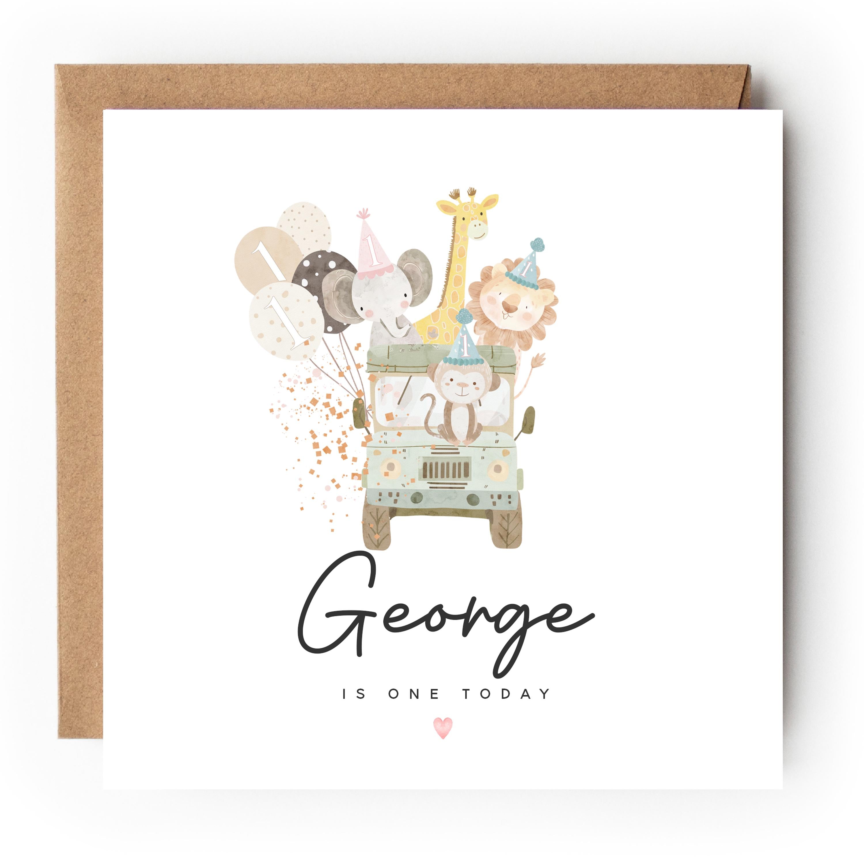 Personalised Birthday Card, Children&