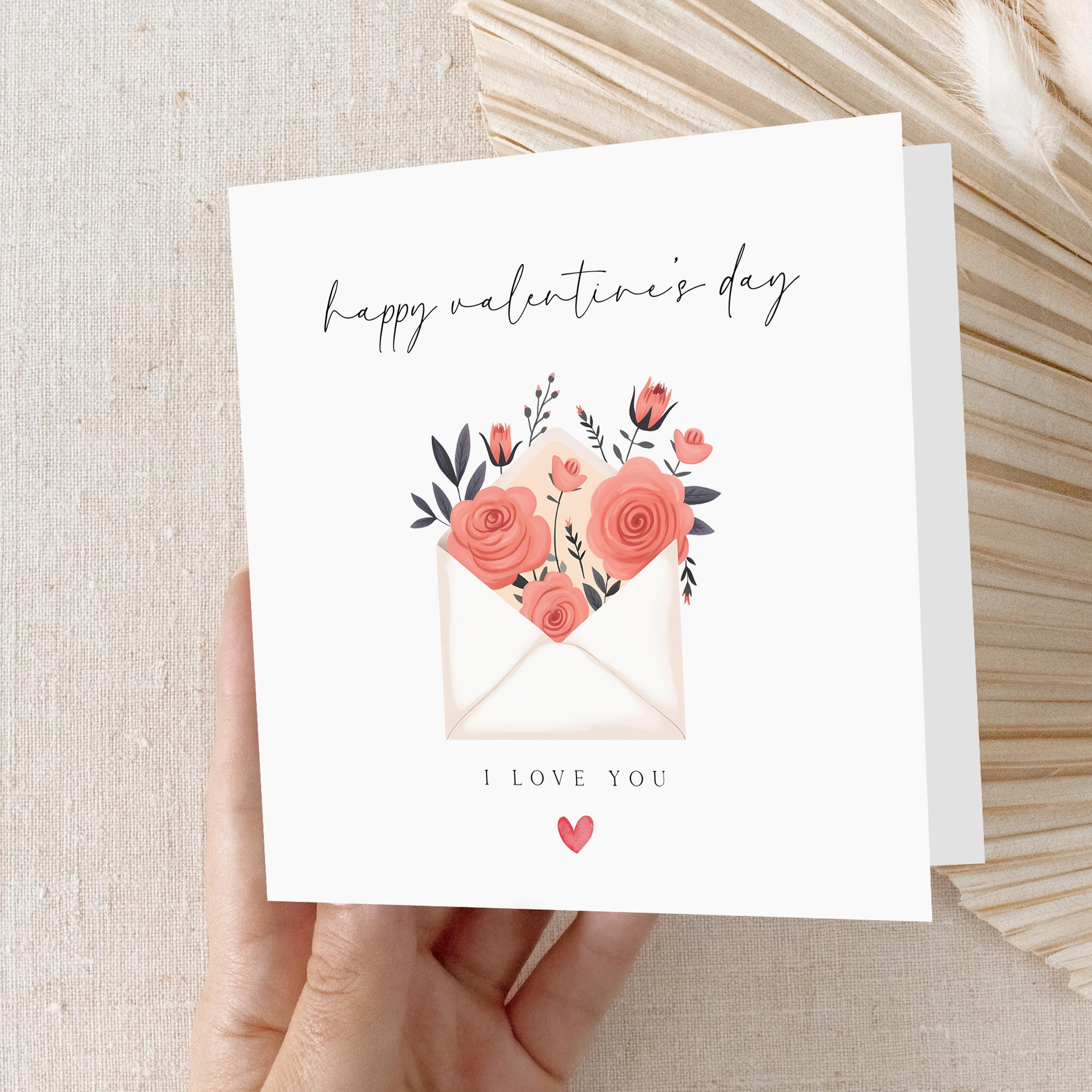 Happy Valentines Day Card- For My Wife, Husband Card, Card For Girlfriend, Boyfriend, Partner Card, Valentine&