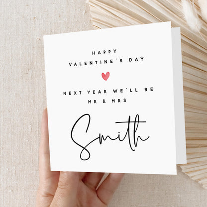 Valentines Day Card-Personalised Card For Fiancé, Husband To Be Card, Card For Wife To Be, Fiancé Valentine&