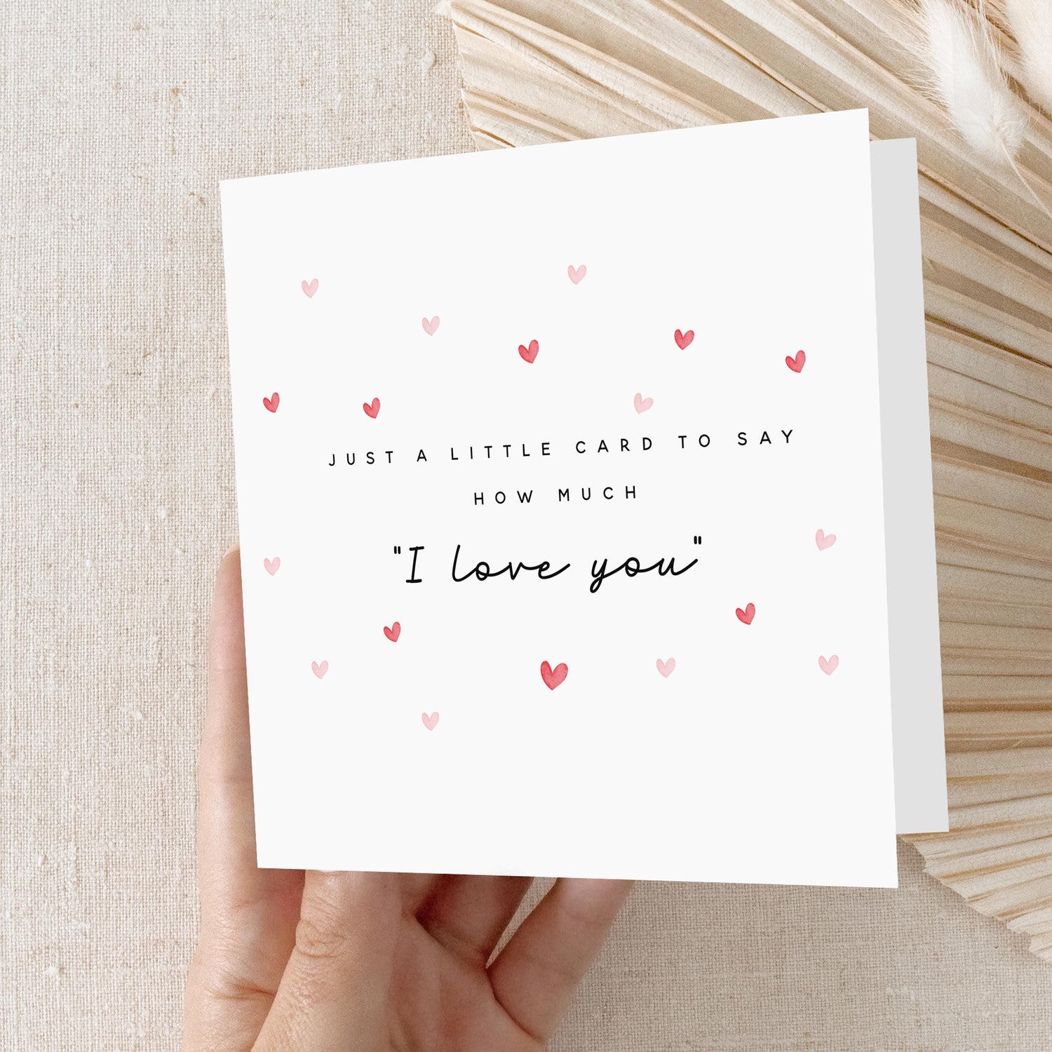 Valentines / Anniversary Card, Card For Wife Husband, Card For Girlfriend Boyfriend, Love Card,I Love You Card, Minimal Heart,Kraft Envelope