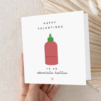 Valentines Card, Absolute Hottie Valentine&