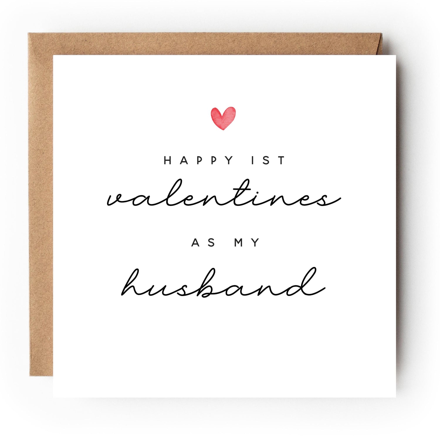 Valentines Card, 1st Valentine&