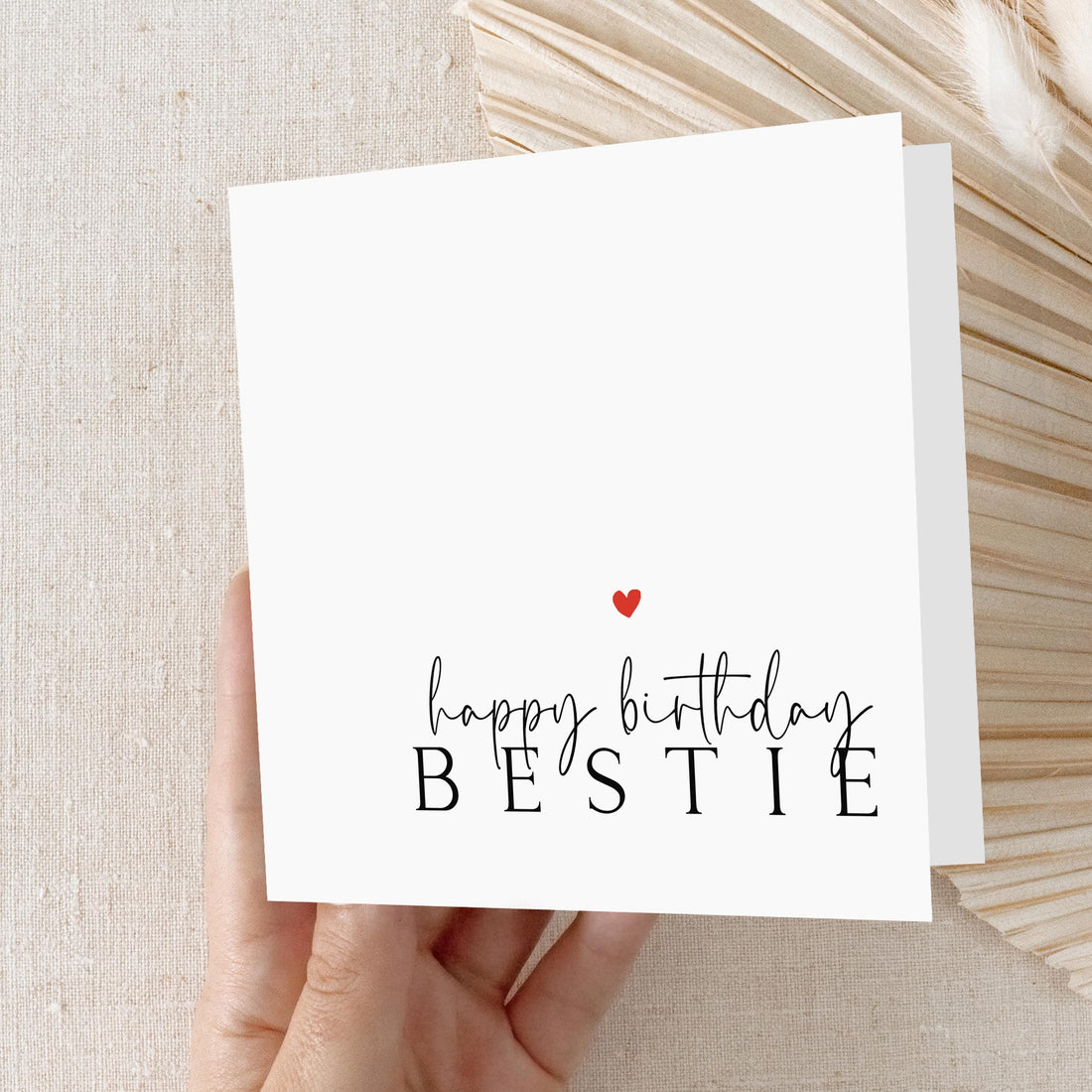 Best Friend Birthday Card-Bestie Birthday Card-Card For My Best Friend-Card For Her-Friends Birthday -Best Friend Birthday Gift-For Her
