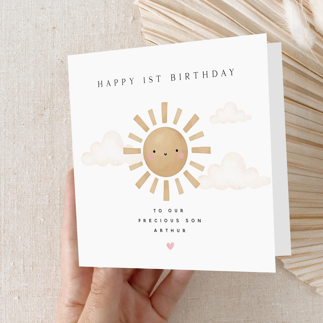 1st Birthday Card, Children&