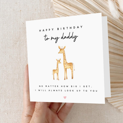 Birthday Card To My Daddy, Birthday Card For Dad, Birthday Card To Dad Dad, Birthday Card For Him, New Dad Card, Kraft Envelope Included