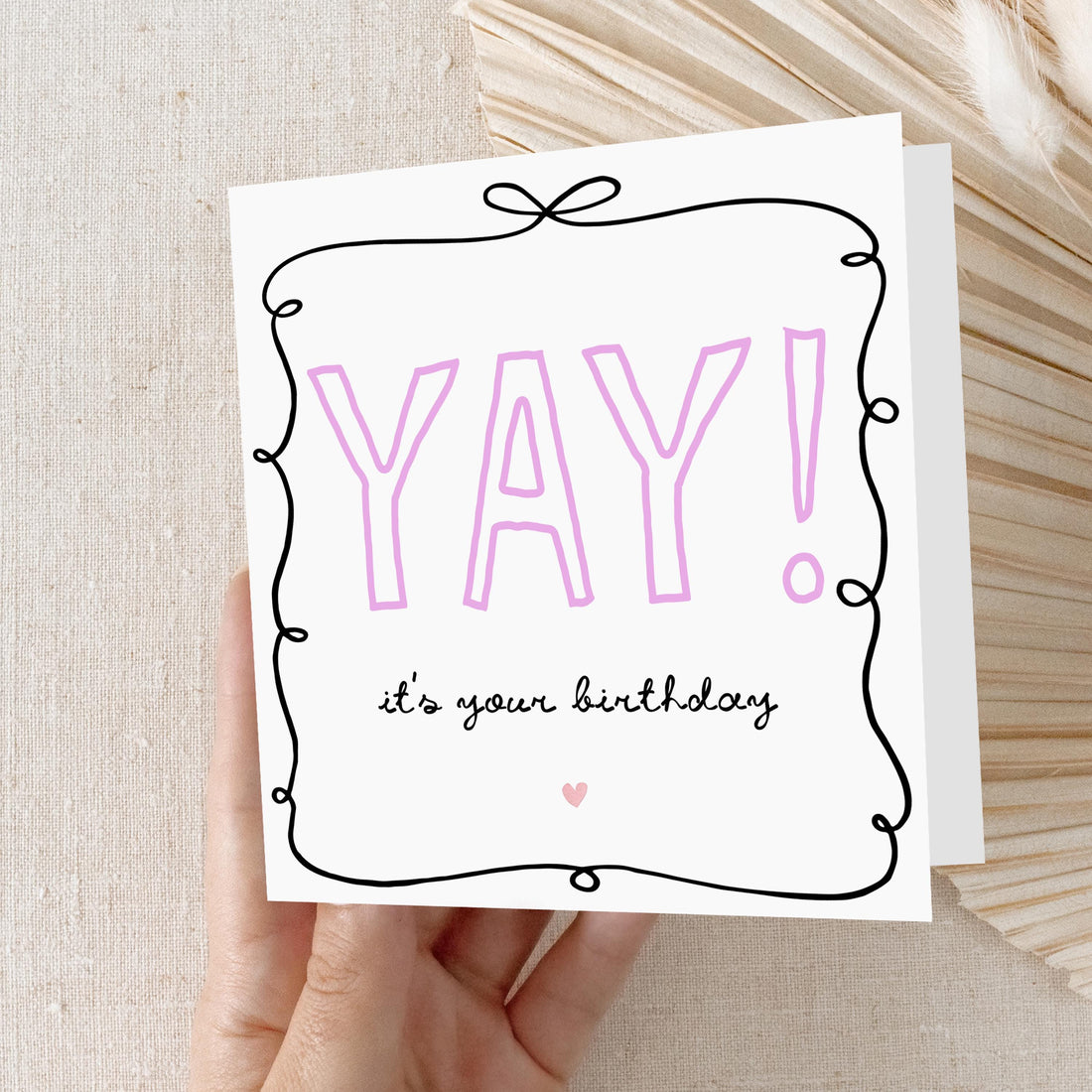 Birthday Card, Yay It&