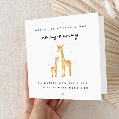 Mothers Day Card, First Mother&