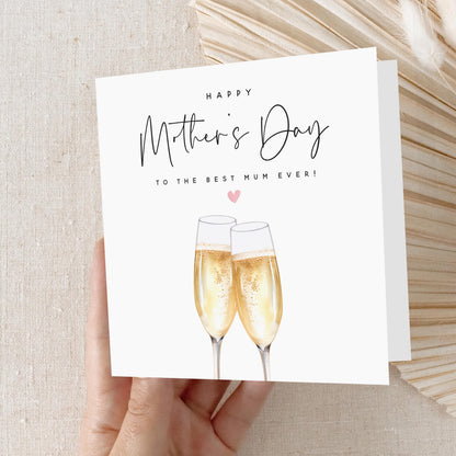 Mothers Day Card, Card For Mum, Happy Mother&