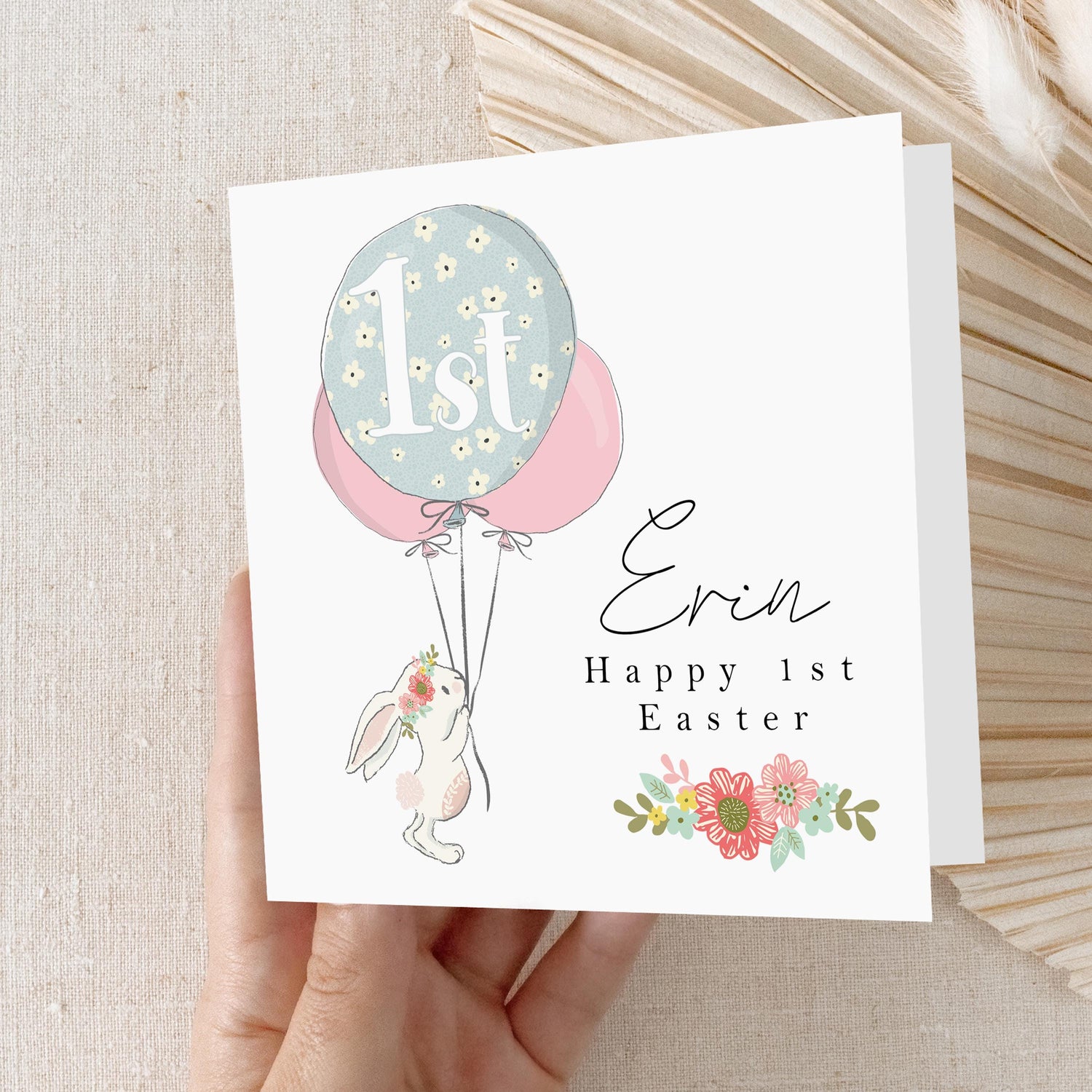 First Easter Card Personalised, Easter Card For Baby, Child&