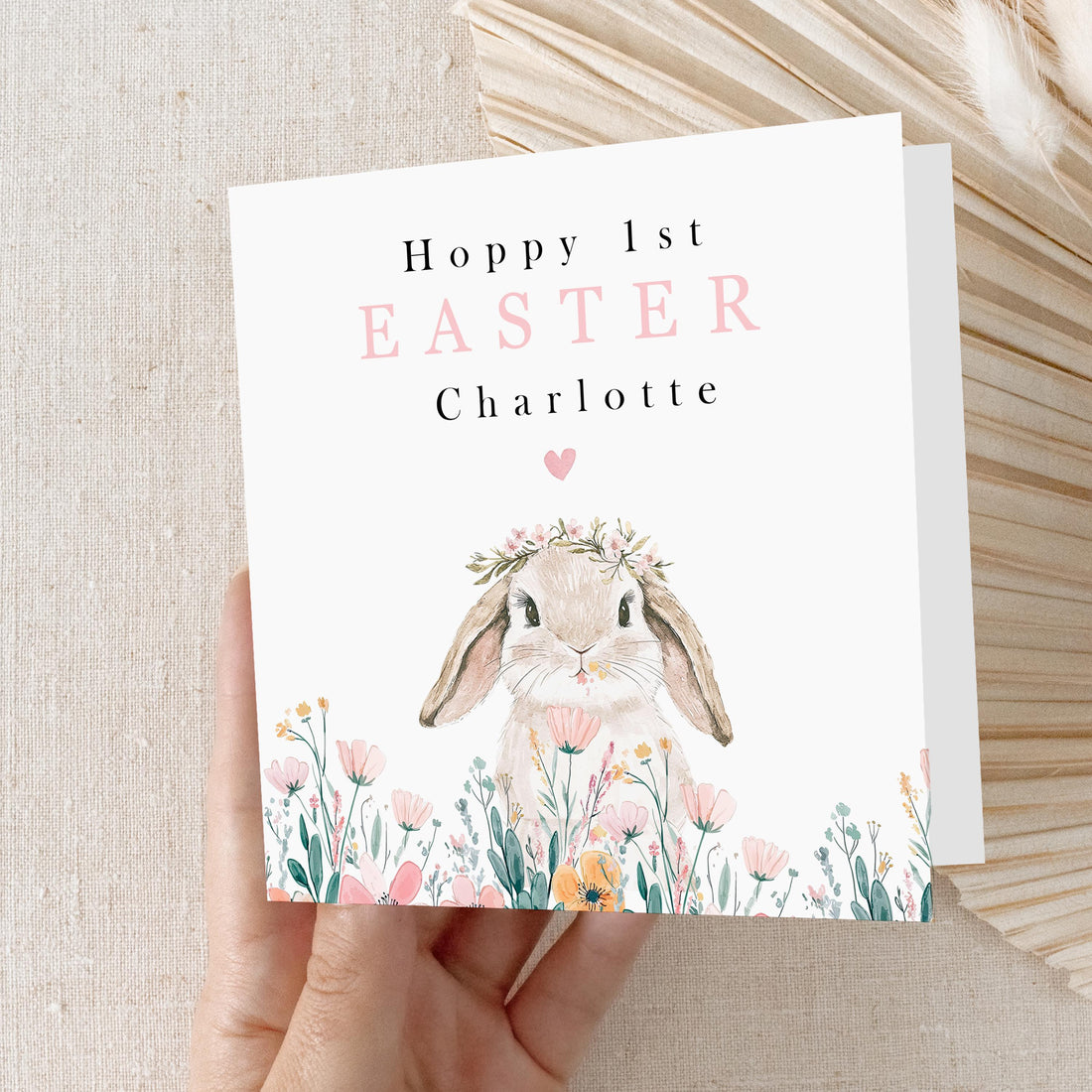First Easter Card Personalised, Easter Card For Baby, My First Easter, Easter Card, Card For Daughter, Happy Easter Bunny, Easter Gift Baby