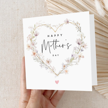 Mothers Day Card, Card For Mum, Happy Mother&