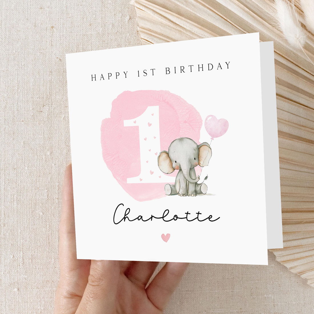 1st Birthday Card, Children&