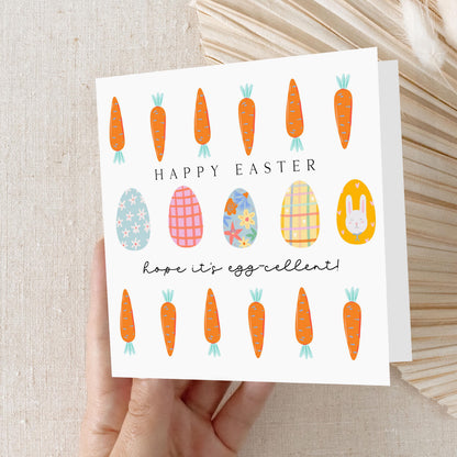 Happy Easter Card, Card For Grandparents, Kids Easter Card, Card For Grandkids, Easter Egg Card, Card For Son, Card For Daughter,Easter Gift