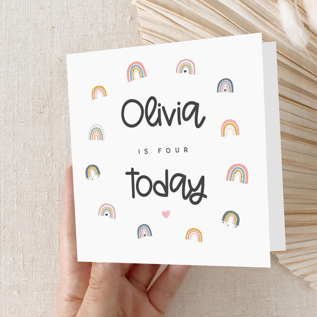 4th Birthday Card,Children&