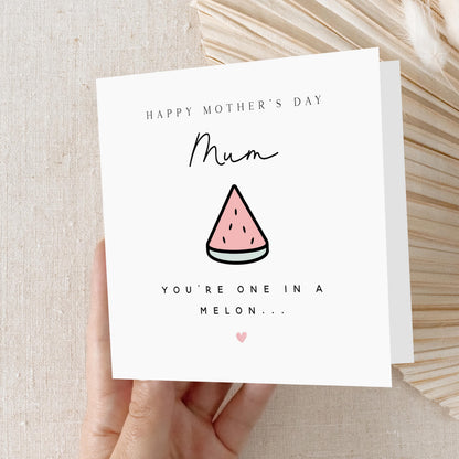 Mothers Day Card, Card For Mum, Happy Mother&